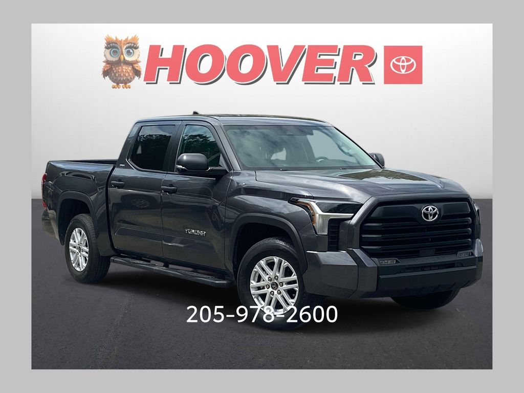 Magnetic Gray Metallic 2024 Toyota Tundra SR5 CrewMax Cab RWD Pickup Truck 4X2 Automatic