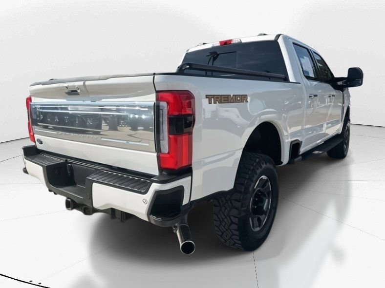 2024 White Metallic Ford Super Duty F-250 SRW Platinum 4X4 Truck