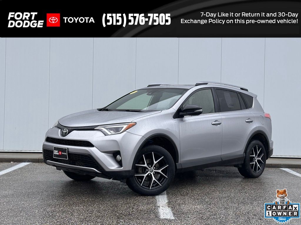 Silver Sky Metallic 2018 Toyota RAV4 SUV / Crossover All-Wheel Drive 6-Speed Automatic