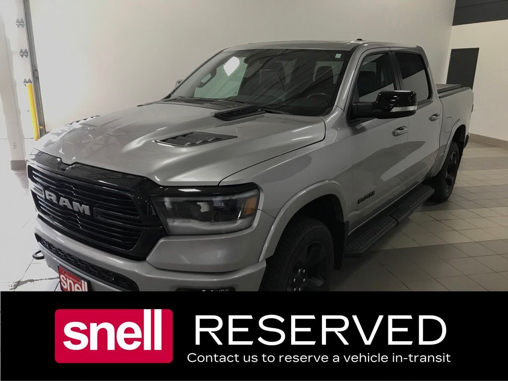 Billet Silver Metallic Clearcoat 2021 RAM 1500 Pickup Truck Four-Wheel Drive 8-Speed Automatic