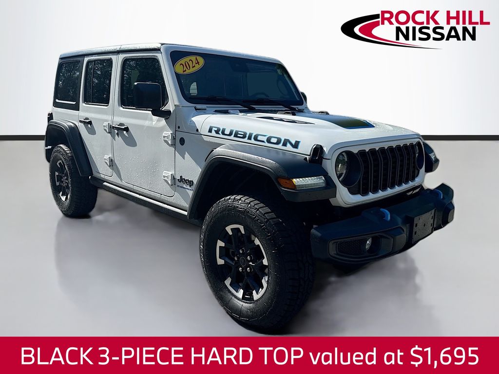 Bright White Clearcoat 2024 Jeep Wrangler 4xe Rubicon 4WD SUV / Crossover Four-Wheel Drive 8-Speed Automatic
