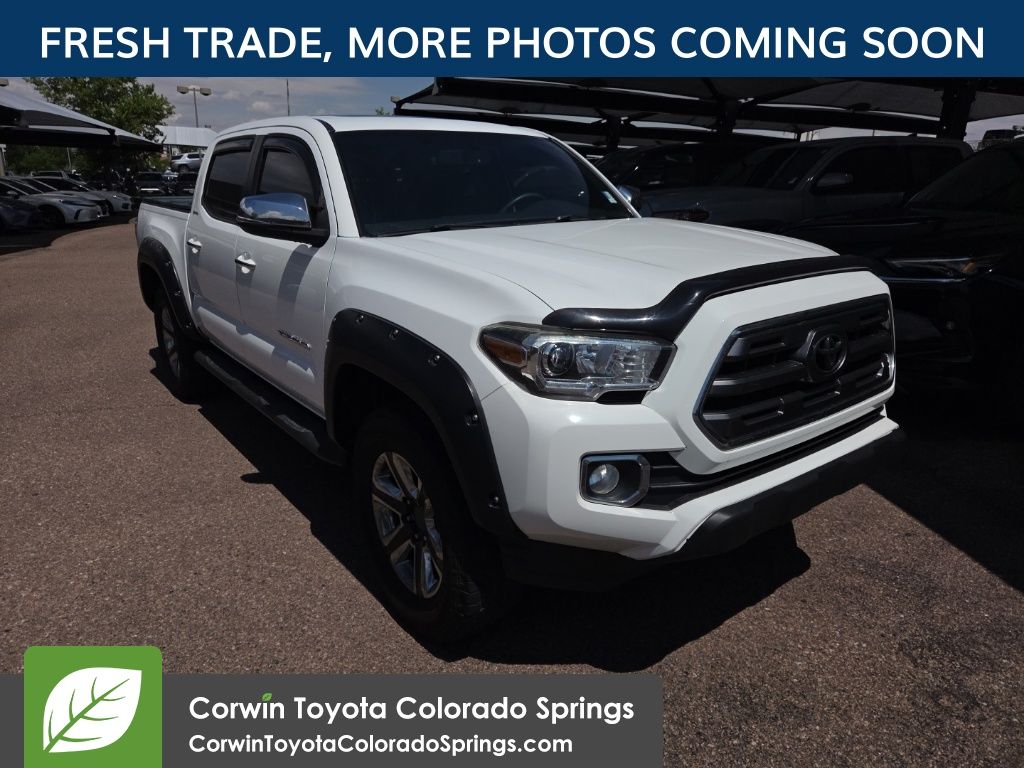 Super White 2017 Toyota Tacoma Pickup Truck Four-Wheel Drive 6-Speed Automatic