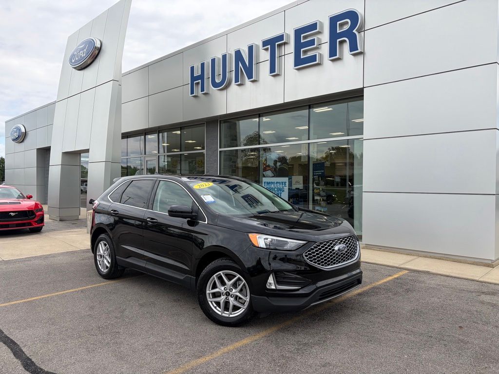 Agate Black Metallic 2023 Ford Edge SUV / Crossover All-Wheel Drive 8-Speed Automatic