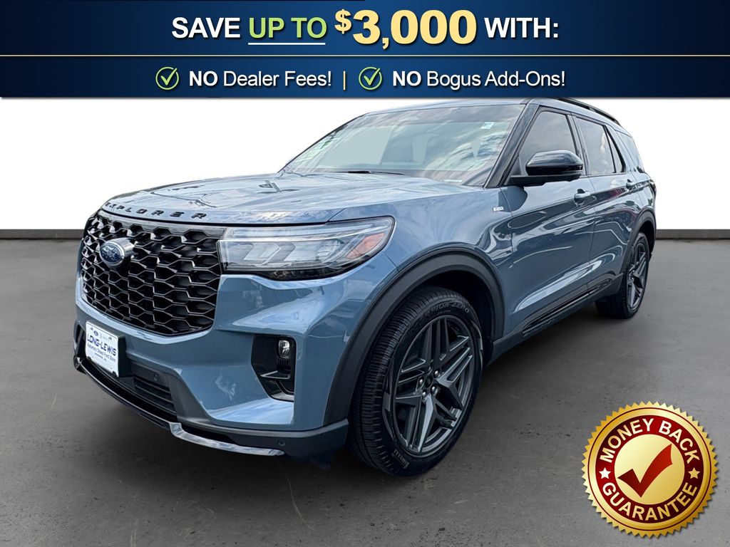 Vapor Blue Metallic 2026 Ford Explorer SUV / Crossover Rear-Wheel Drive Automatic