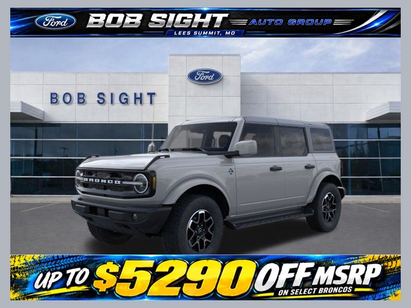 Avalanche Gray 2026 Ford Bronco SUV / Crossover Four-Wheel Drive Automatic