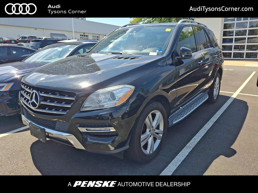 Black 2012 Mercedes-Benz M-Class SUV / Crossover All-Wheel Drive 7-Speed Automatic