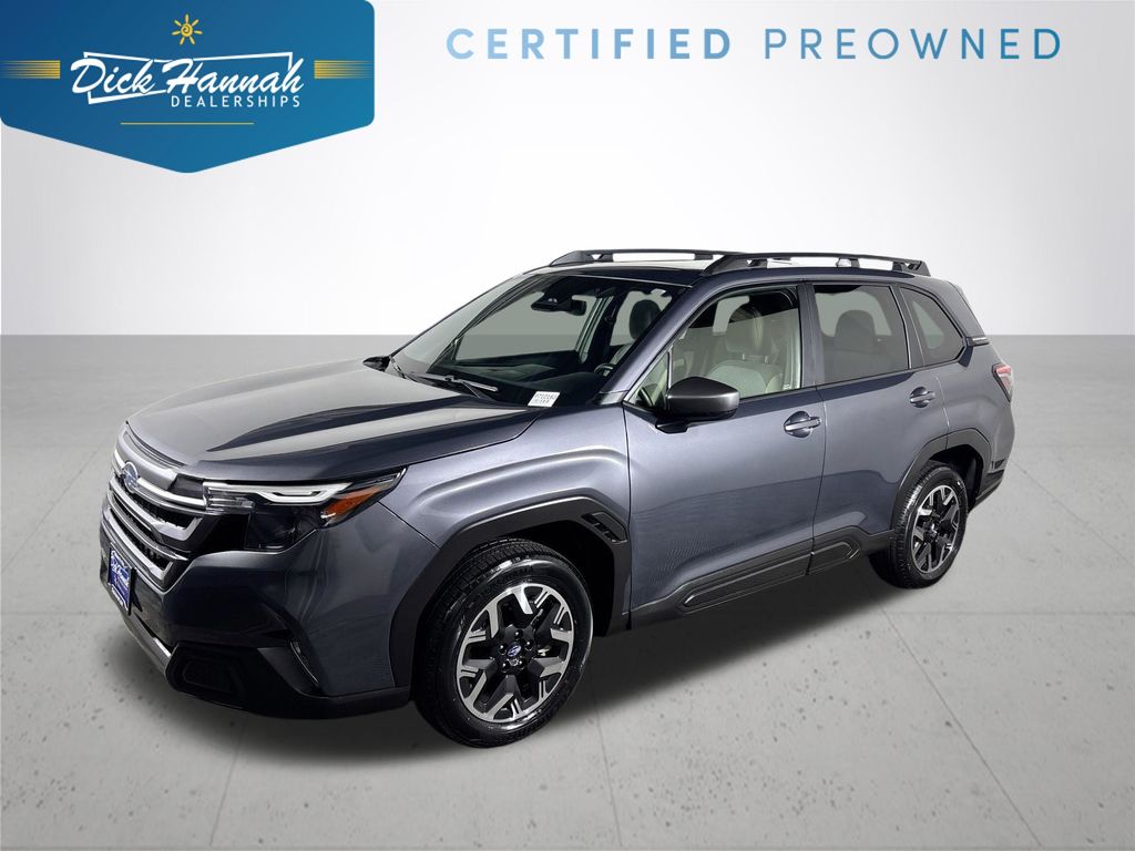 Gray Metallic 2025 Subaru Forester SUV / Crossover All-Wheel Drive Continuously Variable Transmission