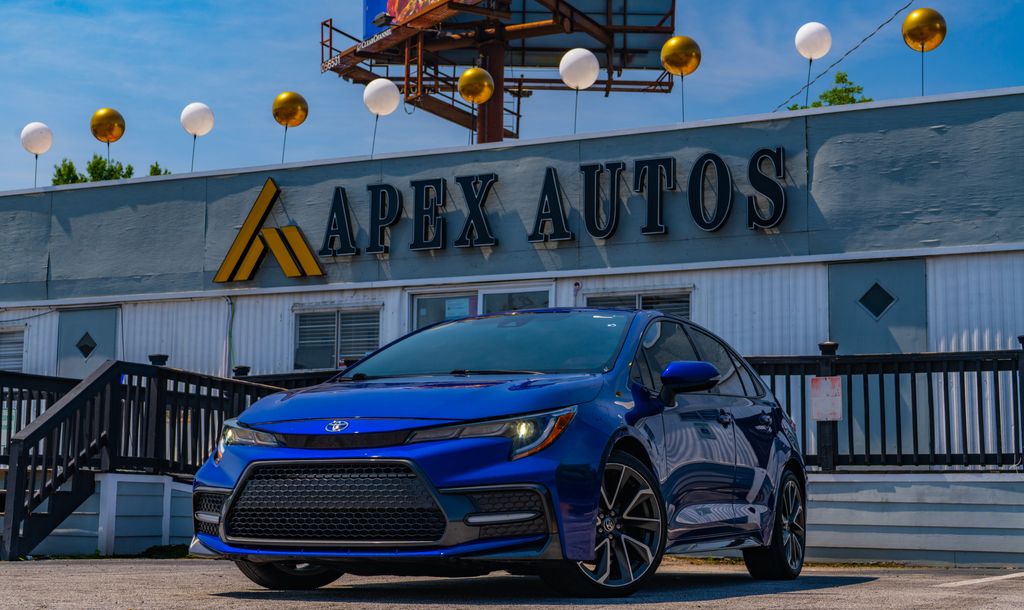 Blue 2022 Toyota Corolla Sedan Front-Wheel Drive Continuously Variable Transmission