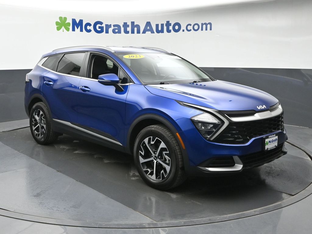 Certified Used 2023 Blue Kia EX image 2