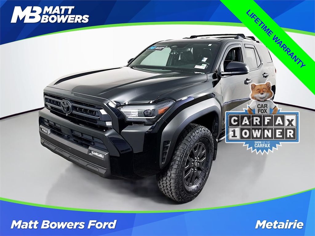 Black 2025 Toyota 4Runner SR5 4WD SUV / Crossover Four-Wheel Drive 8-Speed Automatic