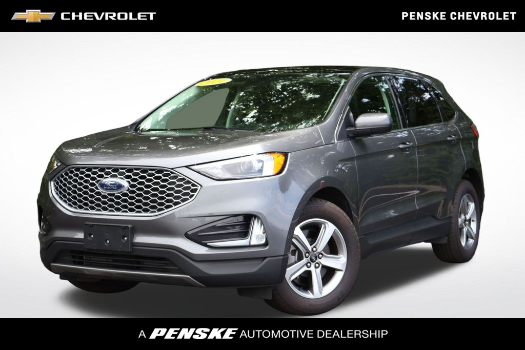 Gray Metallic 2024 Ford Edge SUV / Crossover All-Wheel Drive 8-Speed Automatic