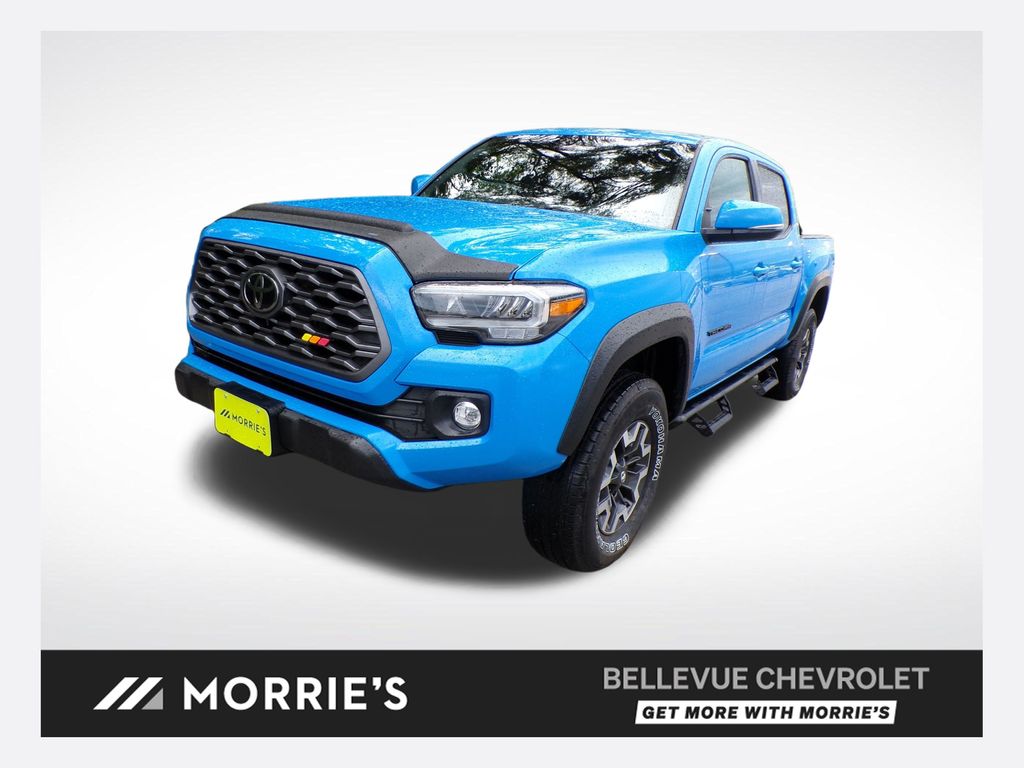 Voodoo Blue 2021 Toyota Tacoma Pickup Truck Four-Wheel Drive 6-Speed Automatic