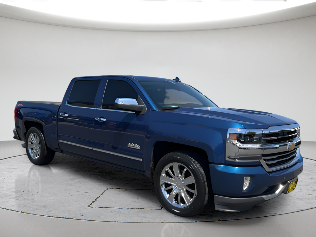 Deep Ocean Blue Metallic 2016 Chevrolet Silverado 1500 Pickup Truck Four-Wheel Drive 8-Speed Automatic Overdrive