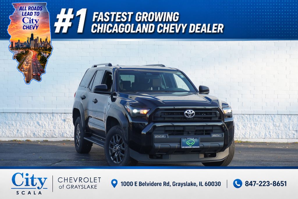 Black 2025 Toyota 4Runner SUV / Crossover Four-Wheel Drive 8-Speed Automatic
