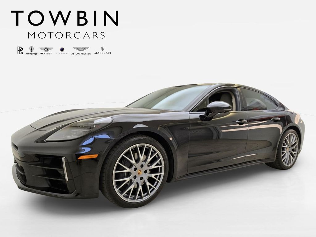 Black 2025 Porsche Panamera Sedan All-Wheel Drive 8-Speed Automatic