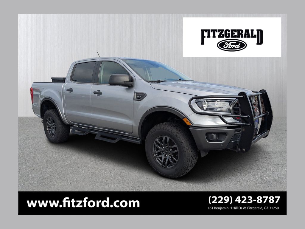 Iconic Silver Metallic 2022 Ford Ranger Pickup Truck Four-Wheel Drive Automatic