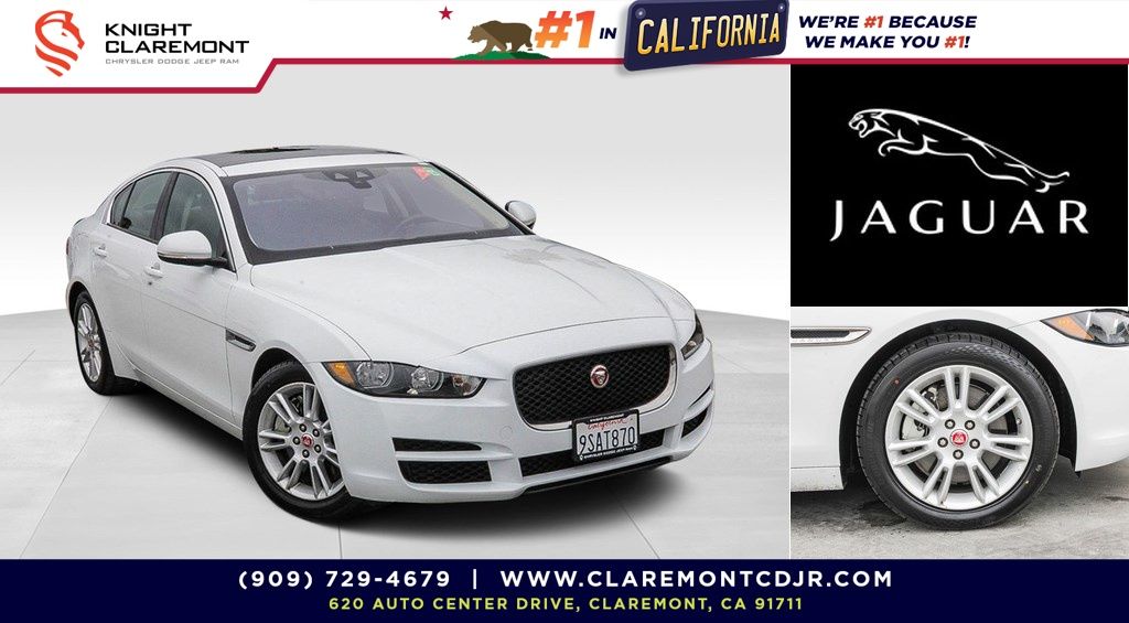 Fuji White 2018 Jaguar XE Sedan Rear-Wheel Drive 8-Speed Automatic