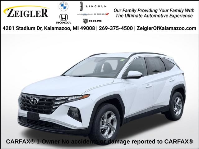 Serenity White Pearl 2023 Hyundai Tucson SUV / Crossover All-Wheel Drive 8-Speed Automatic
