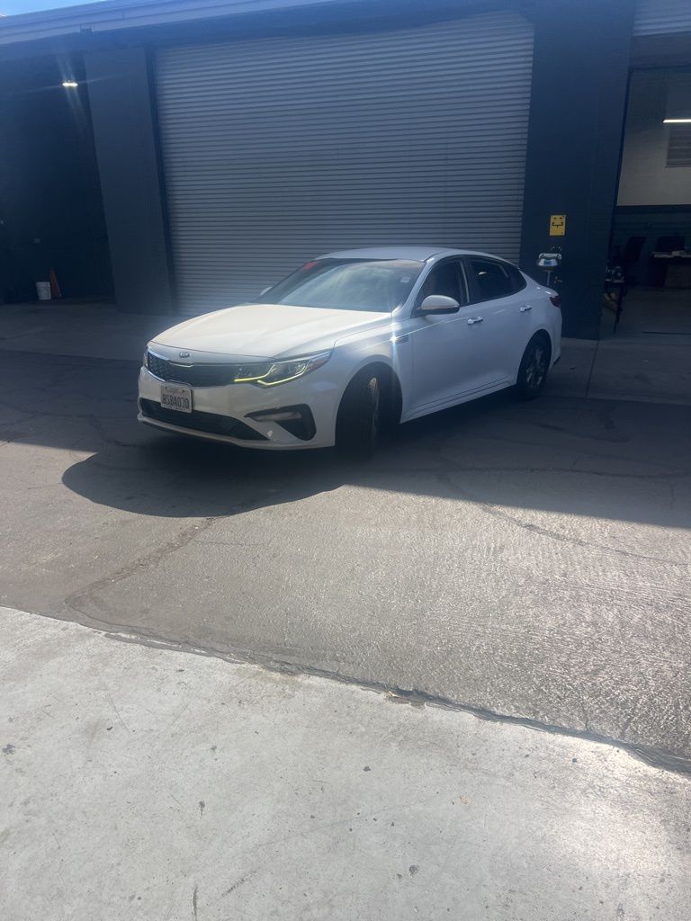Snow White Pearl 2020 Kia Optima LX FWD Sedan Front-Wheel Drive 6-Speed Automatic