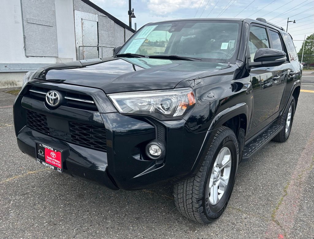 Midnight Black Metallic 2024 Toyota 4Runner SR5 Premium 4WD SUV / Crossover Four-Wheel Drive 5-Speed Automatic