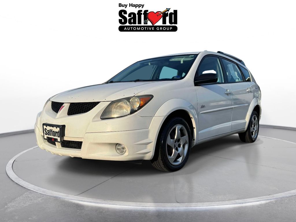 Frosty White 2004 Pontiac Vibe Base Hatchback Front-Wheel Drive 4-Speed Automatic Overdrive