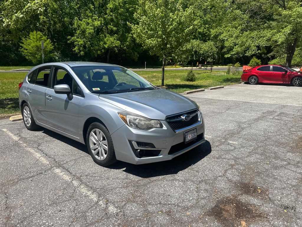 Ice Silver Metallic 2015 Subaru Impreza 2.0i Premium Hatchback Hatchback All-Wheel Drive Continuously Variable Transmission