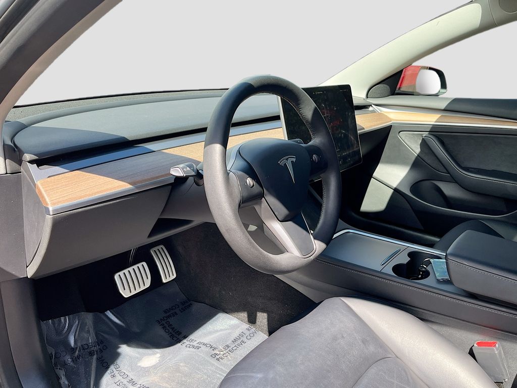 Used 2022 Red Tesla Performance image 9