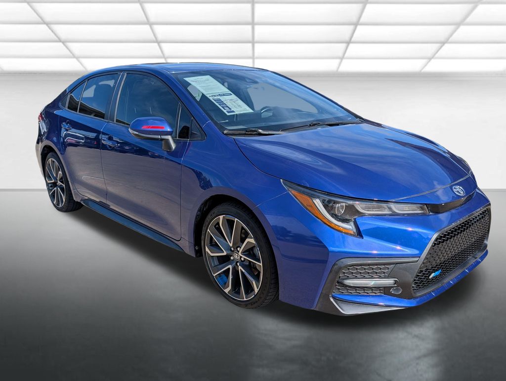 Blue Crush Metallic 2021 Toyota Corolla SE FWD Sedan Front-Wheel Drive Continuously Variable Transmission