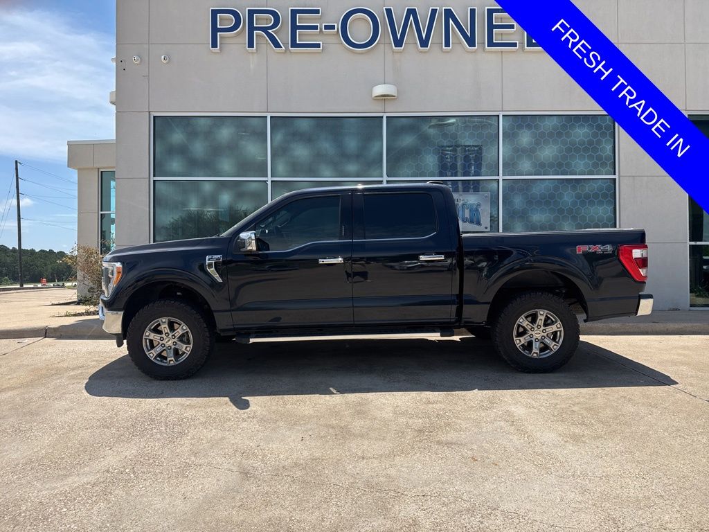 Blue Metallic 2023 Ford F-150 Pickup Truck Four-Wheel Drive Automatic
