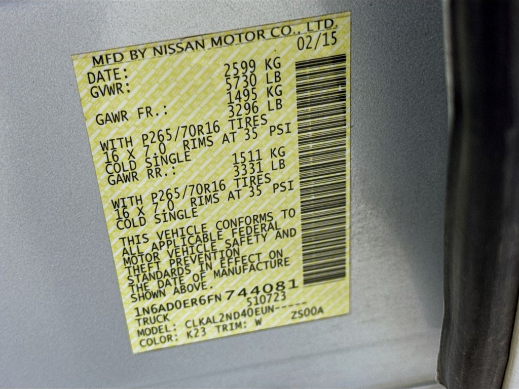 Used Car 2015 Nissan Frontier  Sv For Sale Under $15,000 In Austin, Texas