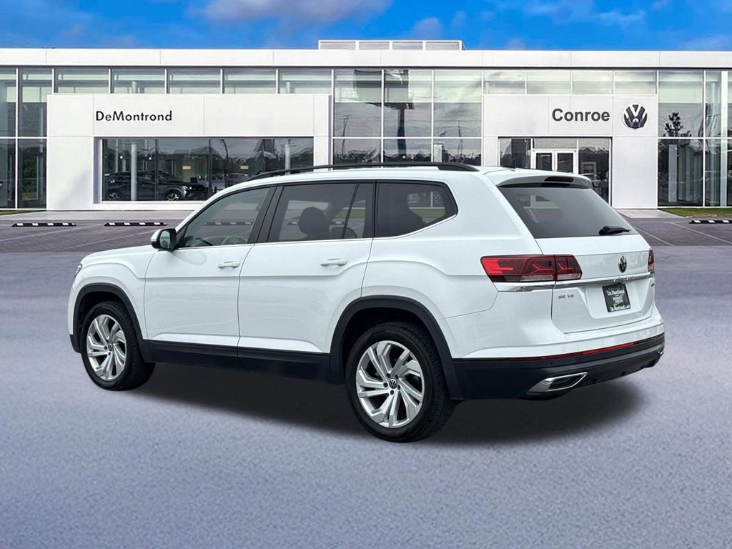 2021 Volkswagen Atlas 3.6L V6 SE w/Technology White at Wharton Chevrolet GMC