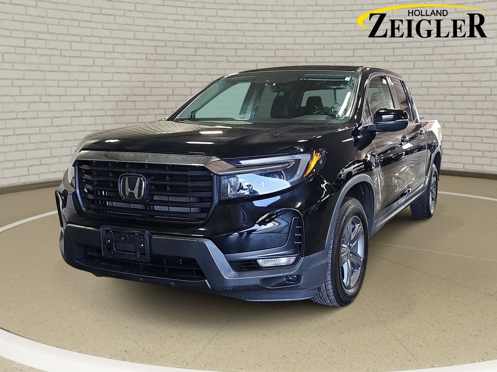 Black 2023 Honda Ridgeline Pickup Truck All-Wheel Drive 9-Speed Automatic