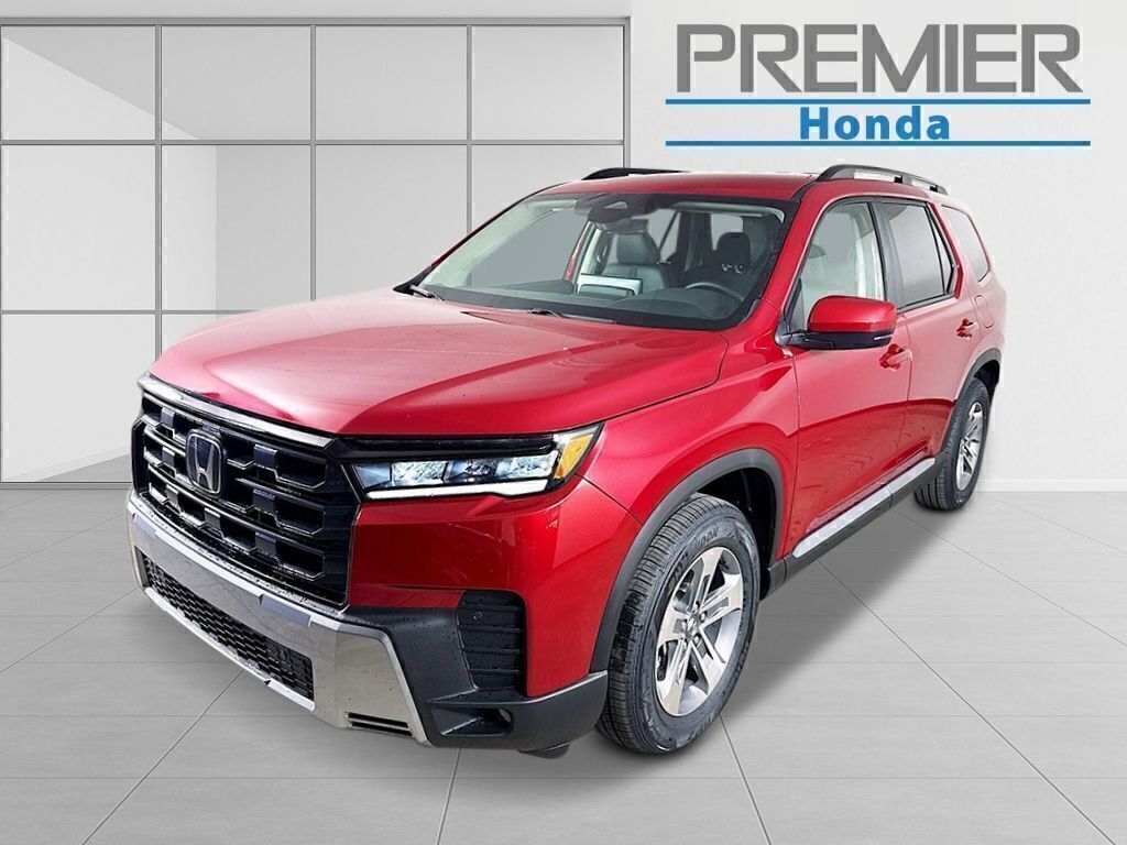 Radiant Red Metallic II 2026 Honda Pilot SUV / Crossover Front-Wheel Drive Automatic