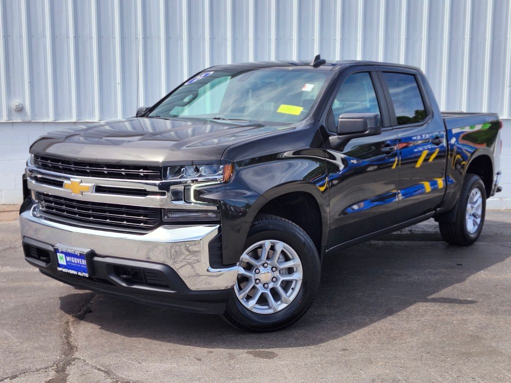 Oxford Brown Metallic 2021 Chevrolet Silverado 1500 Pickup Truck Four-Wheel Drive 8-Speed Automatic