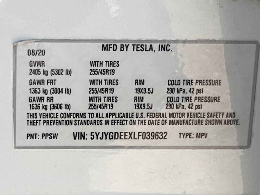 2020 Tesla Model Y Long Range White at Bravo Nissan