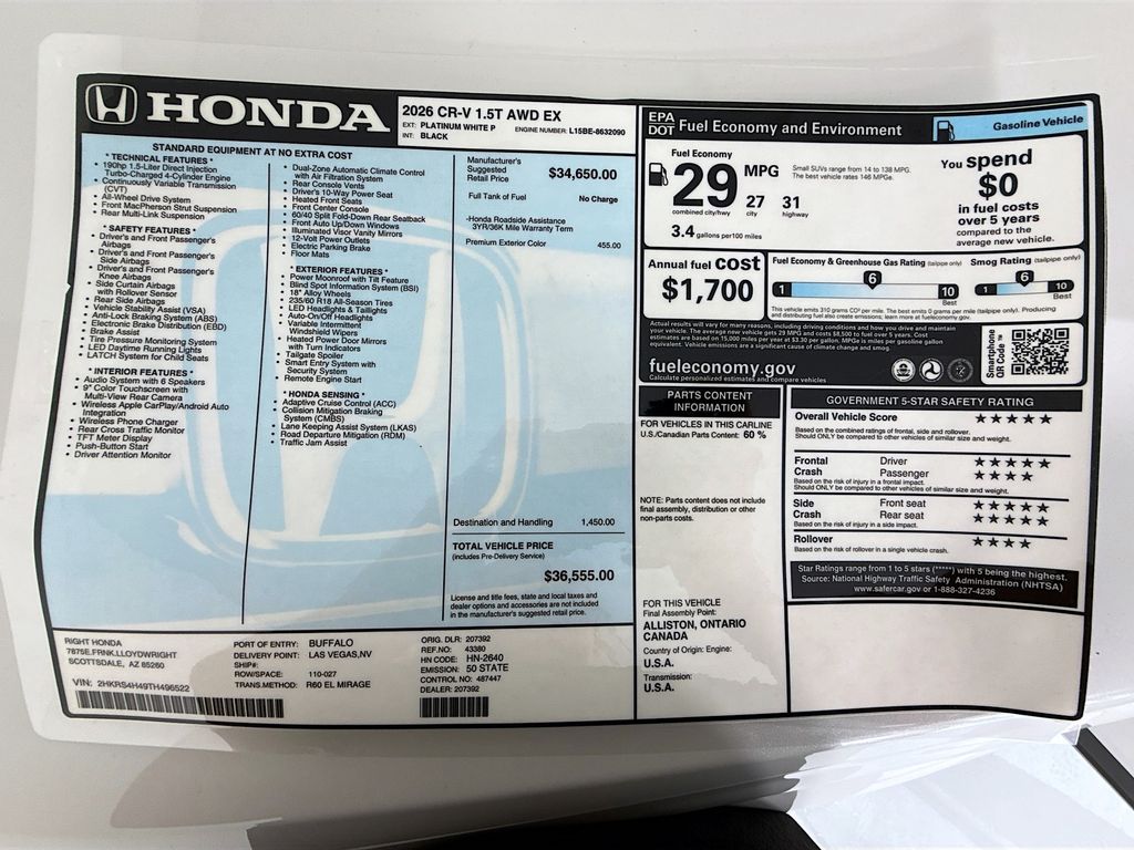 Thumbnail: 2026 Honda CR-V - 9