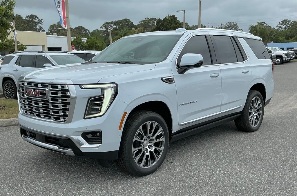 Glacier White Tricoat 2026 GMC Yukon Denali 4WD SUV / Crossover Four-Wheel Drive Automatic