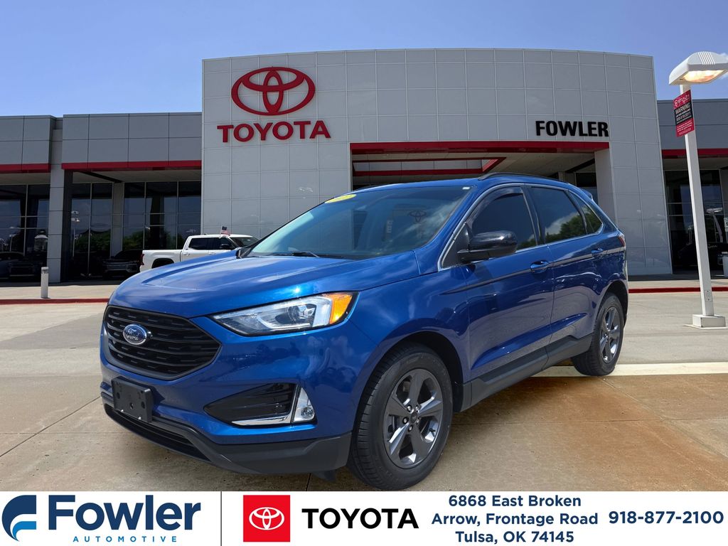 Blue Metallic 2022 Ford Edge SUV / Crossover All-Wheel Drive 8-Speed Automatic