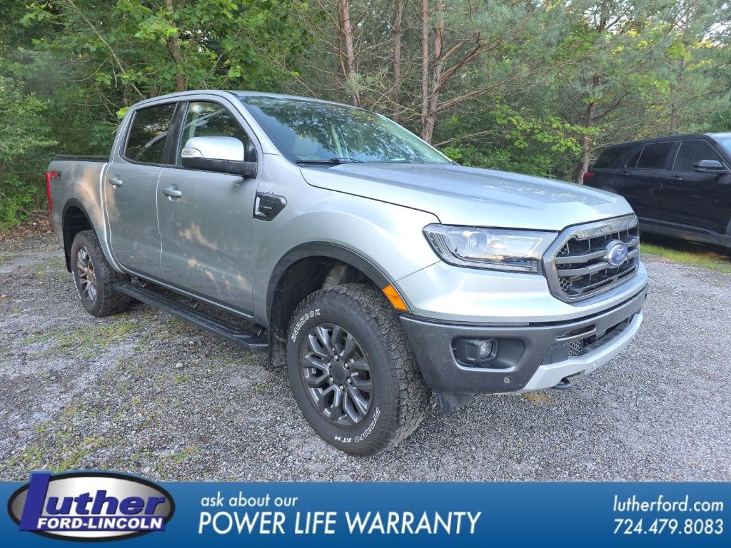 Silver 2020 Ford Ranger Pickup Truck Four-Wheel Drive Automatic