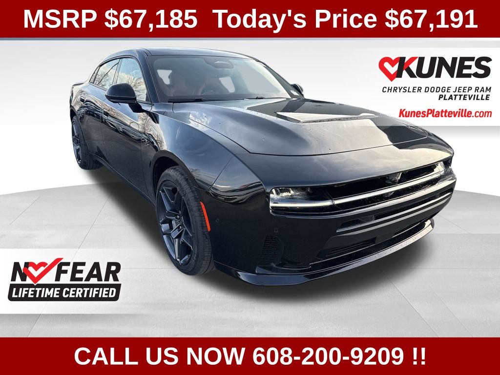 Diamond Black Crystal Pearlcoat 2026 Dodge Charger R/T Sedan AWD Sedan All-Wheel Drive 8-Speed Automatic