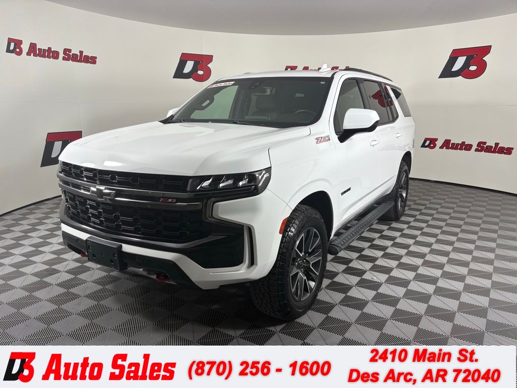 Summit White 2022 Chevrolet Tahoe Z71 4WD SUV / Crossover Four-Wheel Drive Automatic