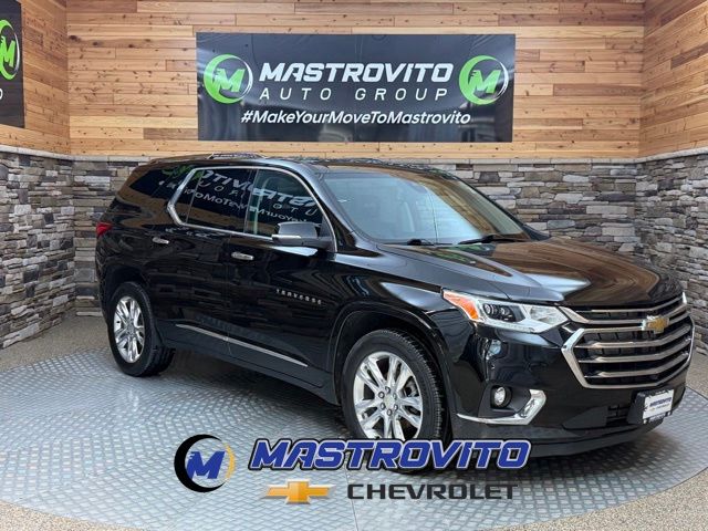Mosaic Black Metallic 2021 Chevrolet Traverse SUV / Crossover Four-Wheel Drive 9-Speed Automatic