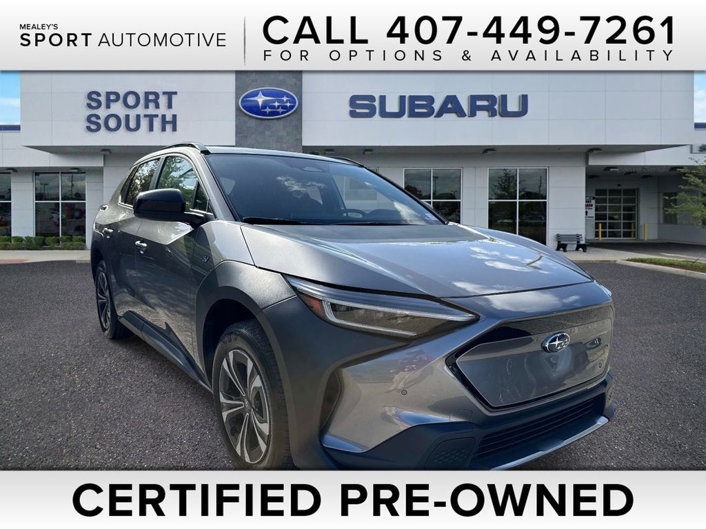 Smoked Carbon 2024 Subaru Solterra Premium AWD SUV / Crossover All-Wheel Drive 1-Speed Automatic