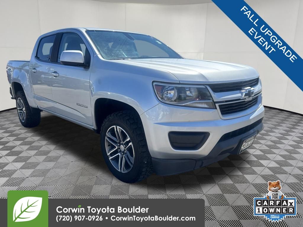 Silver Ice Metallic 2020 Chevrolet Colorado Pickup Truck Four-Wheel Drive 8-Speed Automatic