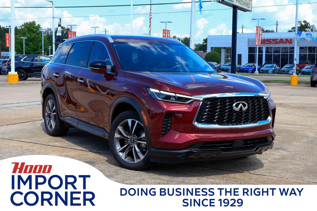 Deep Bordeaux 2023 INFINITI QX60 SUV / Crossover All-Wheel Drive 9-Speed Automatic