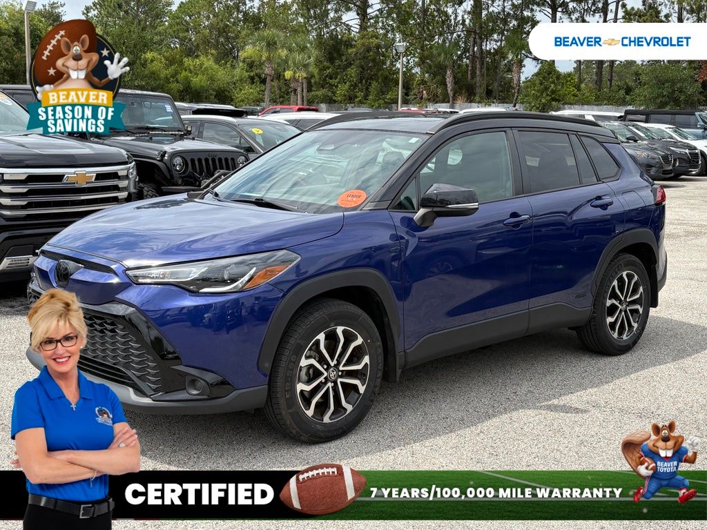 Jet Black 2024 Toyota Corolla Cross Hybrid SUV / Crossover All-Wheel Drive Continuously Variable Transmission