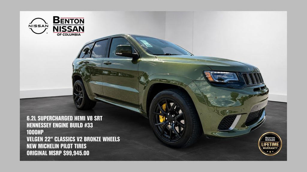Green Metallic Clearcoat 2021 Jeep Grand Cherokee SUV / Crossover Four-Wheel Drive 8-Speed Automatic