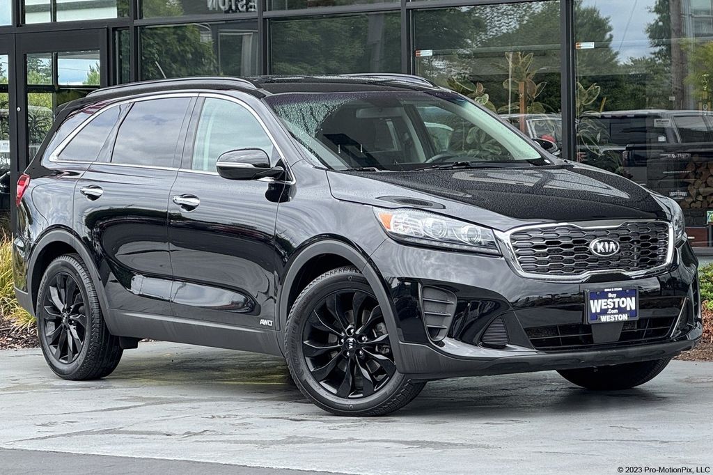Ebony Black 2020 Kia Sorento SUV / Crossover All-Wheel Drive 8-Speed Automatic