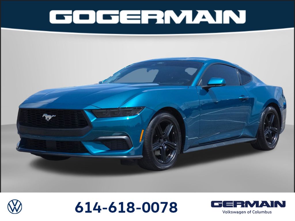 Adriatic Blue Metallic 2026 Ford Mustang Coupe Rear-Wheel Drive Automatic