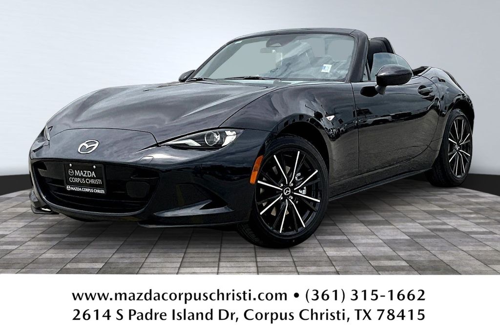 Jet Black Mica 2026 Mazda MX-5 Miata Convertible Rear-Wheel Drive 6-Speed Automatic